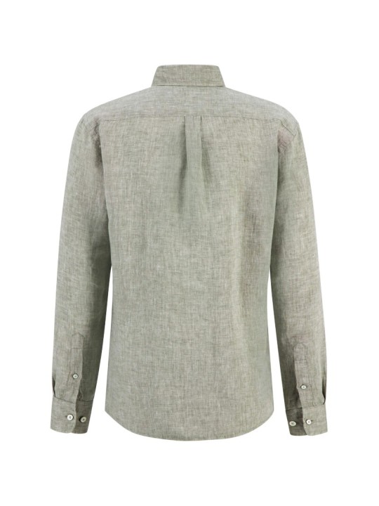 Chemise en lin olive Fynch-Hatton