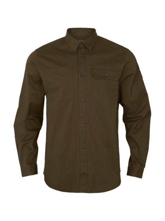 Chemise coton vert Härkila Trym