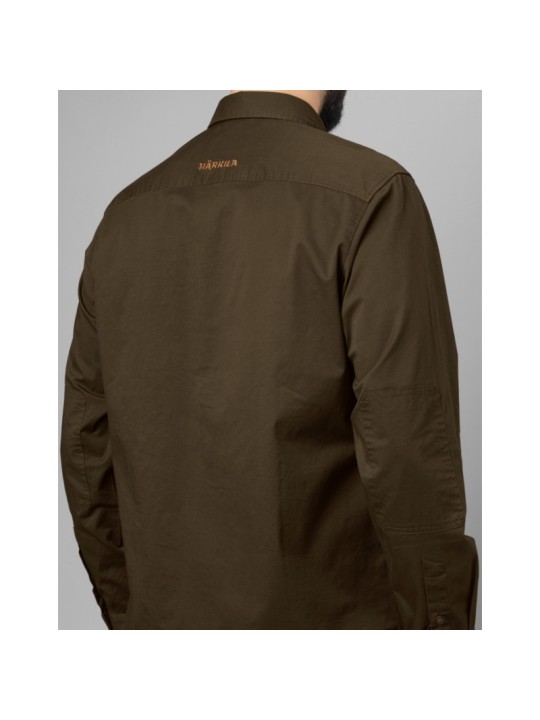 Chemise coton vert Härkila Trym