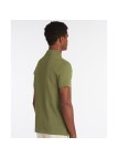Polo Barbour vert olive