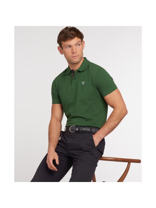 Polo Barbour vert