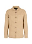 Cette surchemise beige de la marque Barbour est en coton doux.