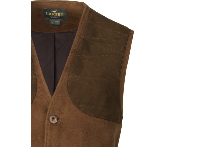 Gilet de tir moleskine Laksen Belgravia Leith bronze