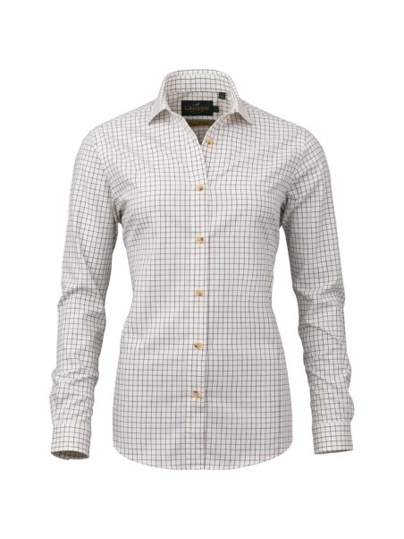 Chemise femme en laine de coton Laksen Penny