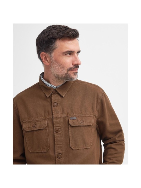Surchemise Barbour Swindale dark sand