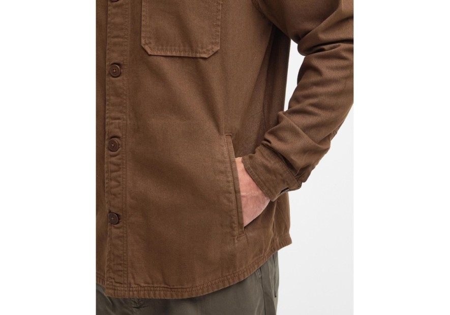 Surchemise Barbour Swindale dark sand