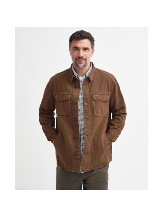 Surchemise Barbour Swindale dark sand