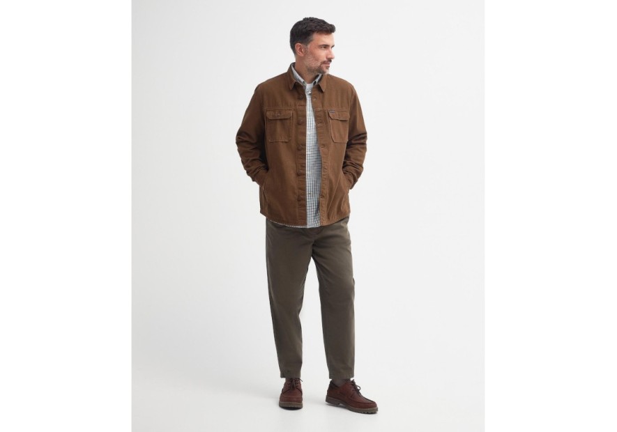 Surchemise Barbour Swindale dark sand