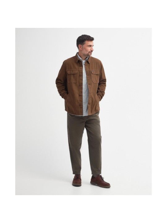 Surchemise Barbour Swindale dark sand