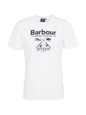 Tee shirt Barbour Fly blanc