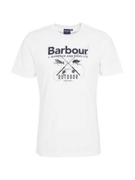 Tee shirt Barbour Fly blanc