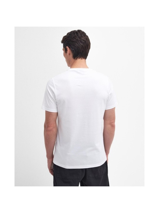 Tee shirt Barbour Fly blanc