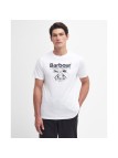 Tee shirt Barbour Fly blanc