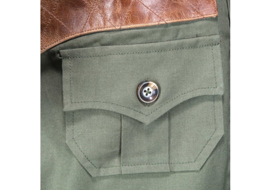 Chemise de safari Rigby vert foncé