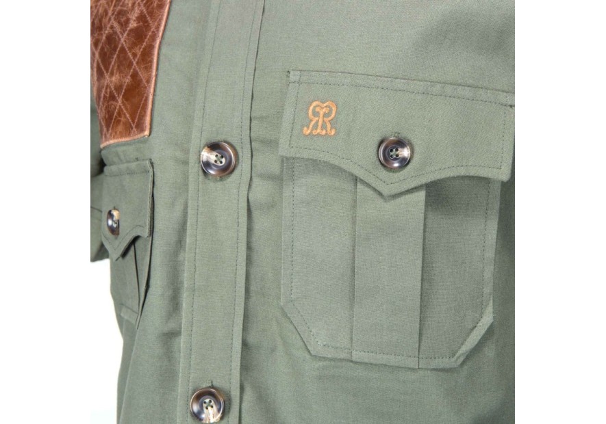 Chemise de safari Rigby vert foncé
