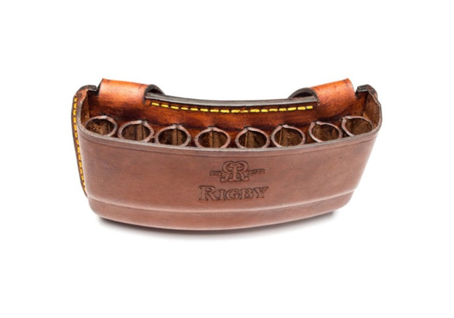 Pochette à 8 balles en cuir Rigby Quick Load