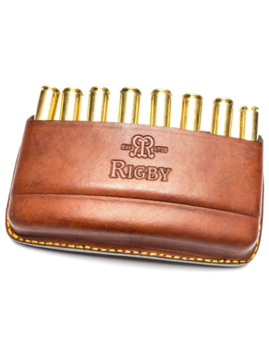 Pochette à 8 balles en cuir Rigby Quick Load