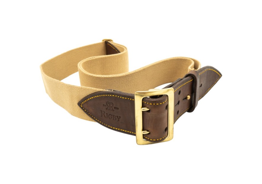 Ceinture de safari Rigby en toile et en cuir