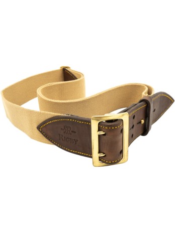 Ceinture de safari Rigby en toile et en cuir