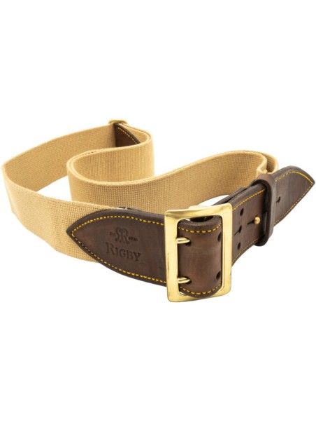 Ceinture de safari Rigby en toile et en cuir