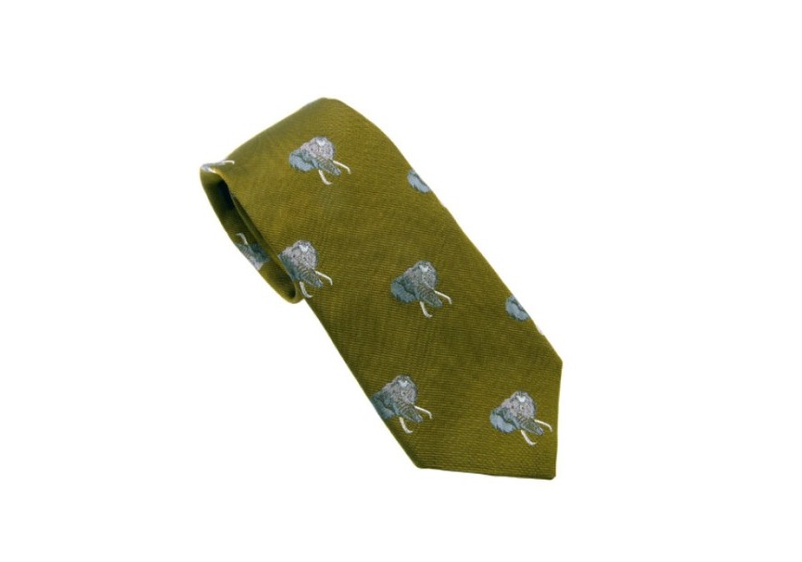 Cravate Rigby à motifs éléphants