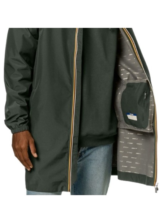Parka longue Thomas Eco K-Way Vert