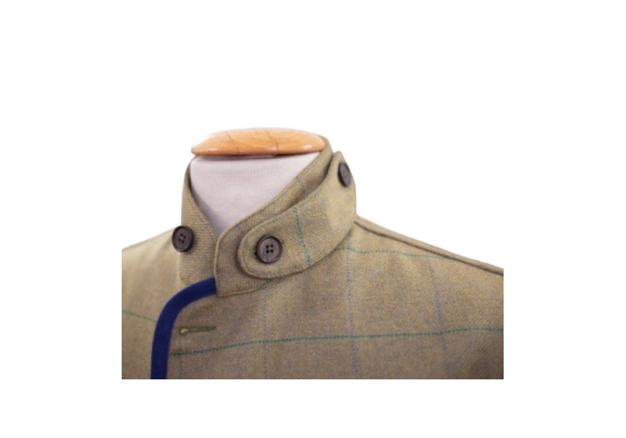 Veste en tweed Lothar Novasport Vert et Bleu