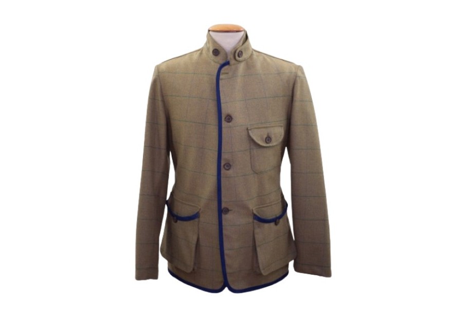 Veste en tweed Lothar Novasport Vert et Bleu