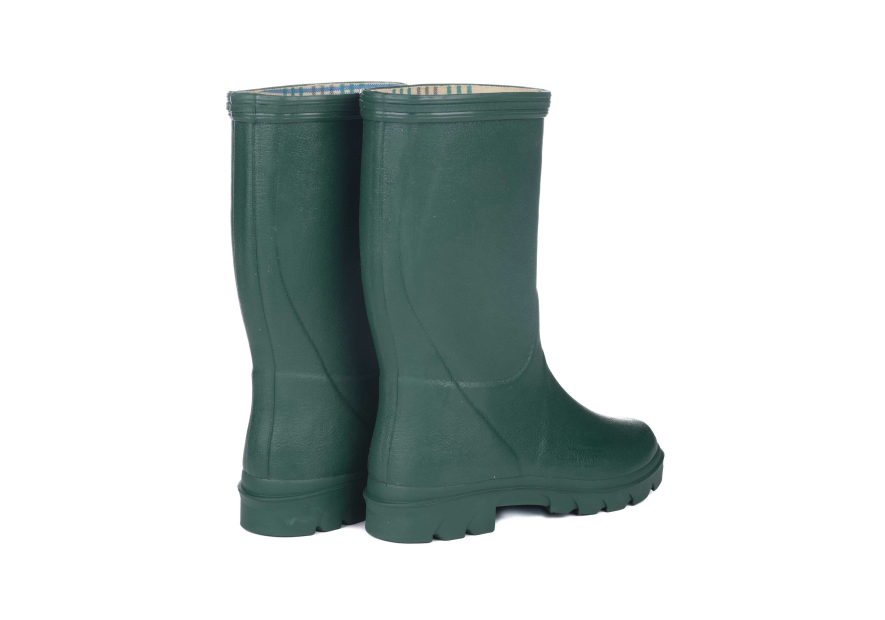 Bottes pour enfants Le Chameau Petite Aventure verte avec doublure en jersey