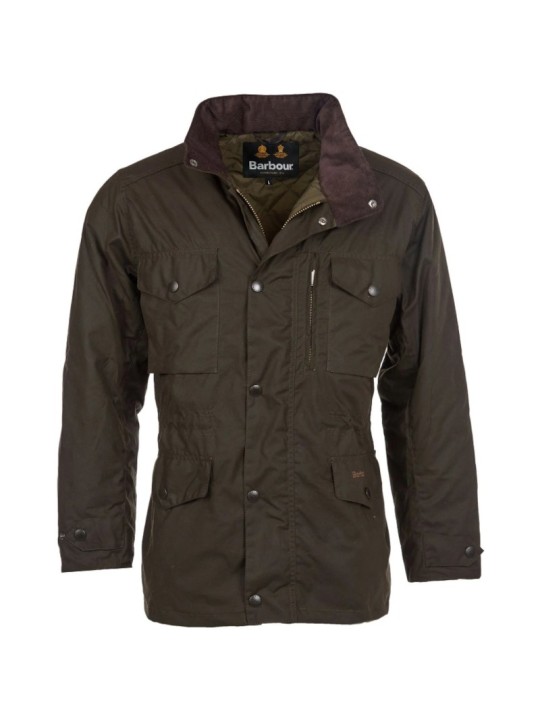 Veste huilée Barbour Sapper olive