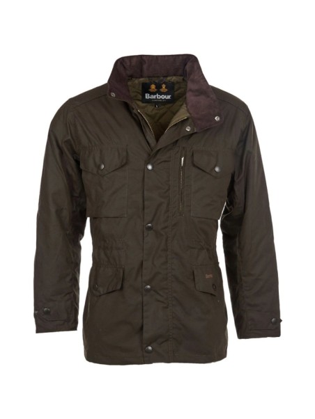 Veste huilée Barbour Sapper olive