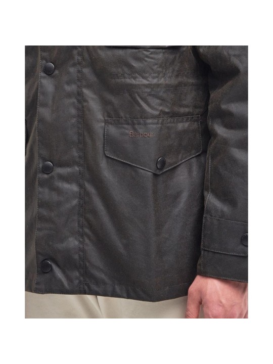 Veste huilée Barbour Sapper olive
