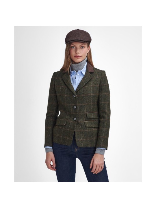 Veste en laine pour femme Barbour Robinson olive