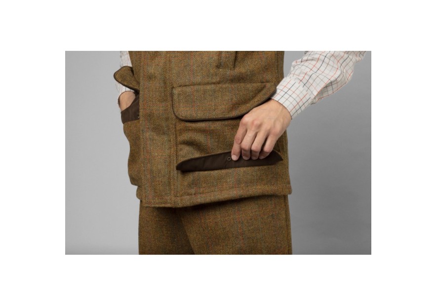 Gilet à col haut Kenmore Härkila marron