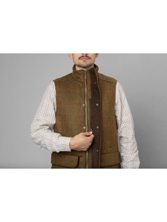 Gilet à col haut Kenmore Härkila marron