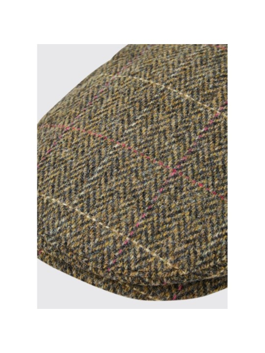 Casquette en tweed Holly DuBarry thistle