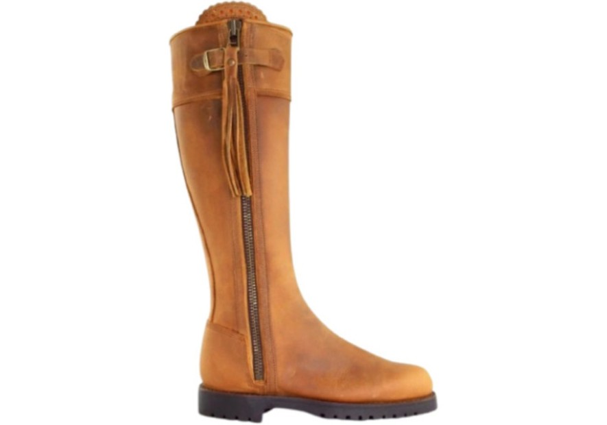 Bottes en Cuir Victoria Hastings Cognac