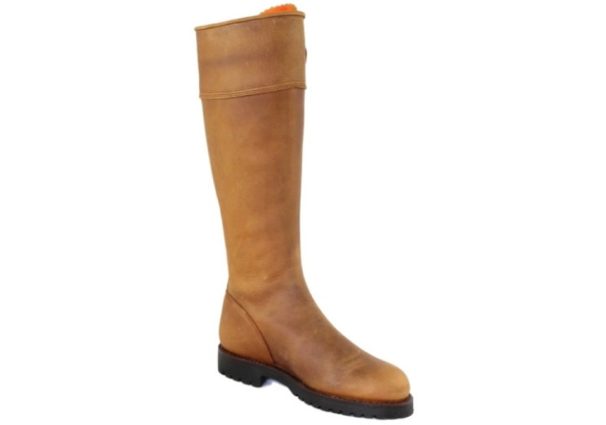 Bottes en Cuir Victoria Hastings Cognac