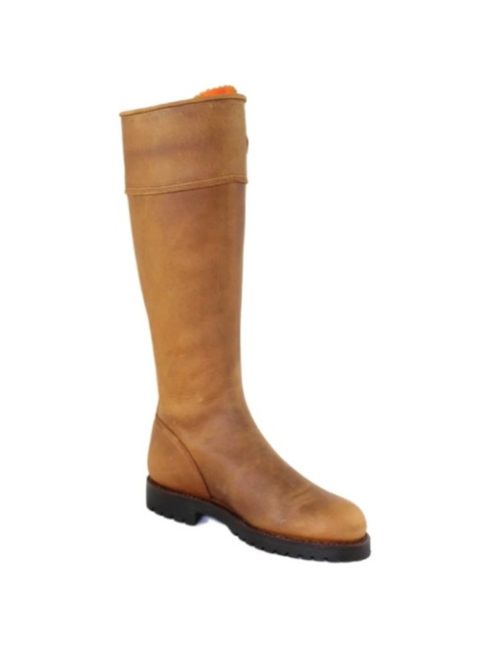 Bottes en Cuir Victoria Hastings Cognac