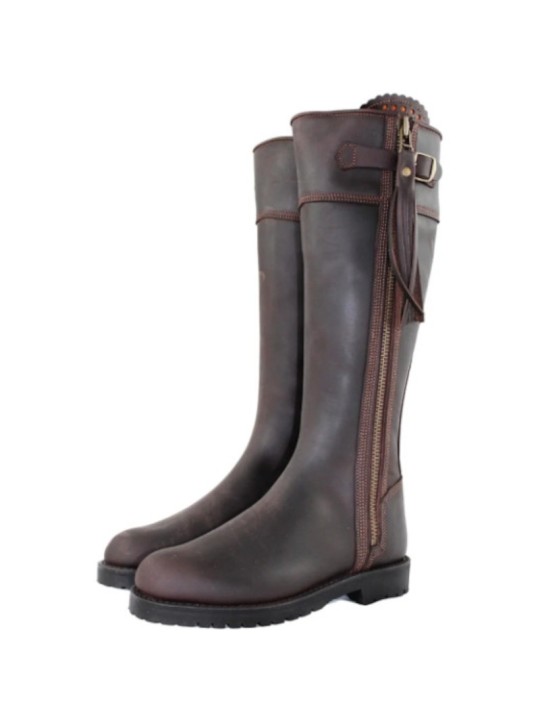 Bottes cuir Victoria Hastings Ebène
