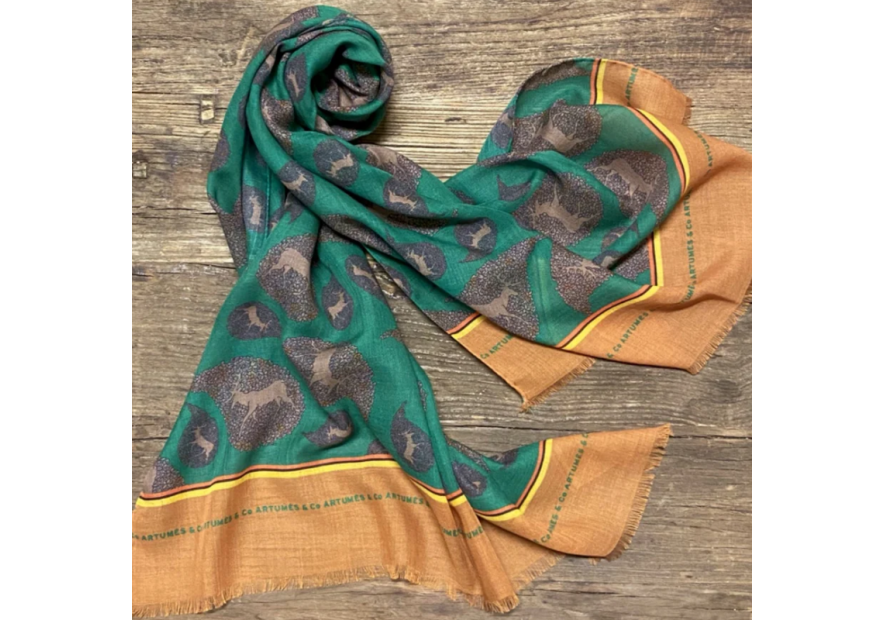 Tourdesoi Artumes Classic Cerf Boteh Emeraude