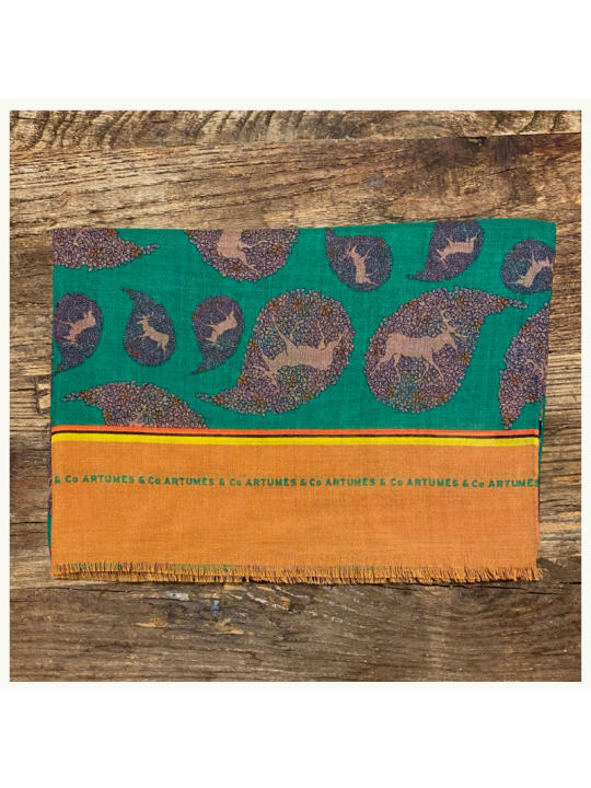 Tourdesoi Artumes Classic Cerf Boteh Emeraude