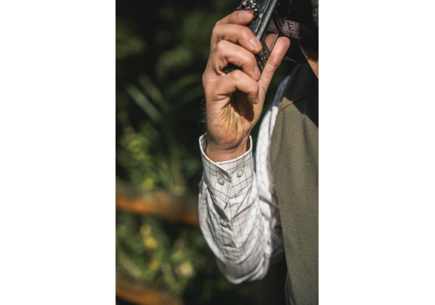 Chemise Portfield Härkila Naval bleu