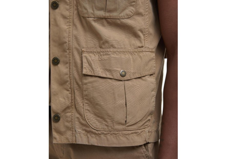 Gilet Casual Corbridge Barbour stone