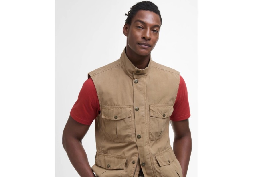 Gilet Casual Corbridge Barbour stone