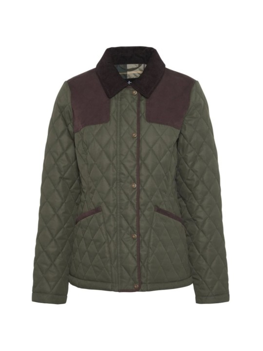 Veste matelassée pour femme Keeper Barbour olive