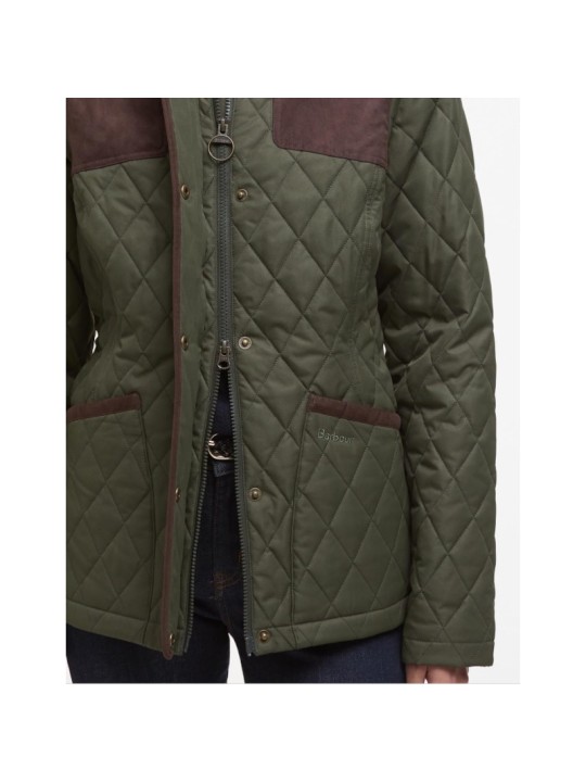 Veste matelassée pour femme Keeper Barbour olive