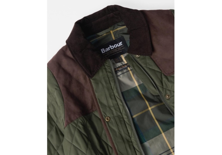 Veste matelassée pour femme Keeper Barbour olive