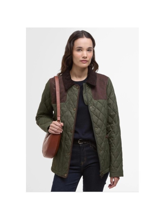Veste matelassée pour femme Keeper Barbour olive