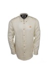 Chemise Rigby pour homme en lin blanc